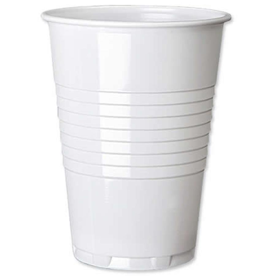 BLUE PLASTIC CUPS TINT DISPOSABLE WATER CUPS VENDING 7 OZ TALL x